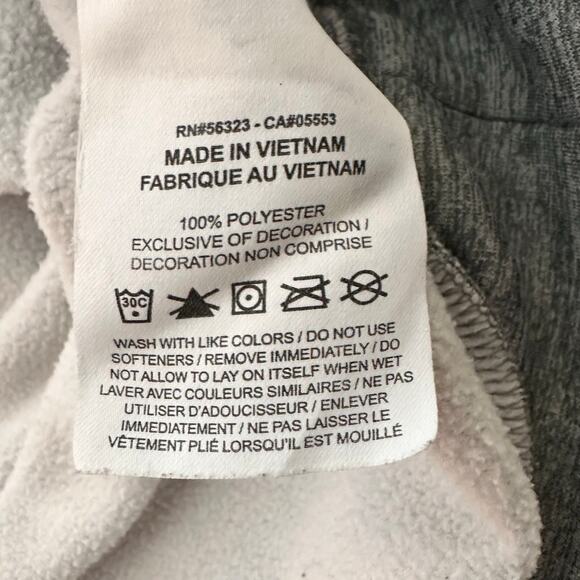 Nike Dri Fit Mens Size XXL Gray Fleece Lined Pullover Standard Fit Hoodie - Picture 6 of 8